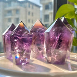 Brazilian Natural Amethyst Tower Point Generator